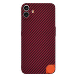 Husa pentru Nothing CMF Phone 1, Techsuit Carbonite FiberShell, cyan
