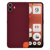 Husa pentru Nothing CMF Phone 1, Techsuit Carbonite FiberShell, cyan