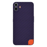 Husa pentru Nothing CMF Phone 1, Techsuit Carbonite FiberShell, cyan