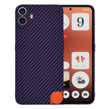 Husa pentru Nothing CMF Phone 1, Techsuit Carbonite FiberShell, cyan