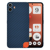 Husa pentru Nothing CMF Phone 1, Techsuit Carbonite FiberShell, cyan