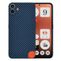 Husa pentru Nothing CMF Phone 1, Techsuit Carbonite FiberShell, cyan