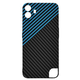 Husa pentru Nothing CMF Phone 1, Techsuit Carbonite FiberShell, bleu
