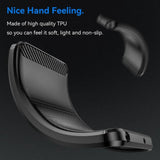 Husa pentru Motorola Moto G35, Techsuit Carbon Silicone, albastru