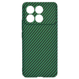 Husa pentru Xiaomi POCO F6 Pro, Techsuit Carbonite FiberShell, cyan