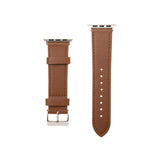 Curea pentru Apple Watch 6 44mm, Fixed Leather Strap 35mm, maro