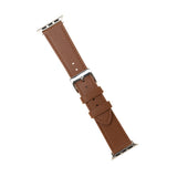 Curea pentru Apple Watch 6 44mm, Fixed Leather Strap 35mm, maro
