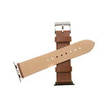 Curea pentru Apple Watch 6 44mm, Fixed Leather Strap 35mm, maro
