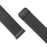Curea pentru Garmin Venu 2, Fixed Mesh Strap 22mm, negru