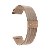 Curea pentru Withings ScanWatch 38mm, Fixed Mesh Strap 18mm, roz auriu