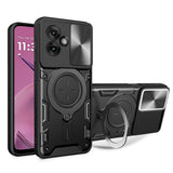 Husa pentru Motorola Moto G55, Techsuit CamGuard Pro, albastru
