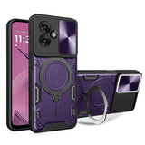 Husa pentru Motorola Moto G55, Techsuit CamGuard Pro, albastru