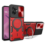 Husa pentru Motorola Moto G55, Techsuit CamGuard Pro, albastru