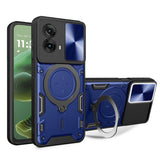 Husa pentru Motorola Moto G35, Techsuit CamGuard Pro, albastru