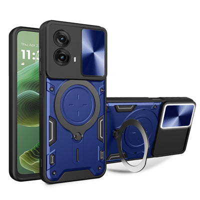 Husa pentru Motorola Moto G35, Techsuit CamGuard Pro, albastru