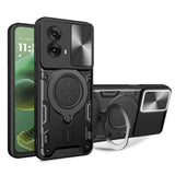 Husa pentru Motorola Moto G35, Techsuit CamGuard Pro, albastru