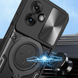 Husa pentru Motorola Moto G35, Techsuit CamGuard Pro, albastru