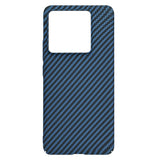 Husa pentru Xiaomi 14T Pro, Techsuit Carbonite FiberShell, cyan