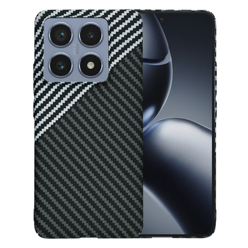 Husa pentru Xiaomi 14T Pro, Techsuit Carbonite FiberShell, gri