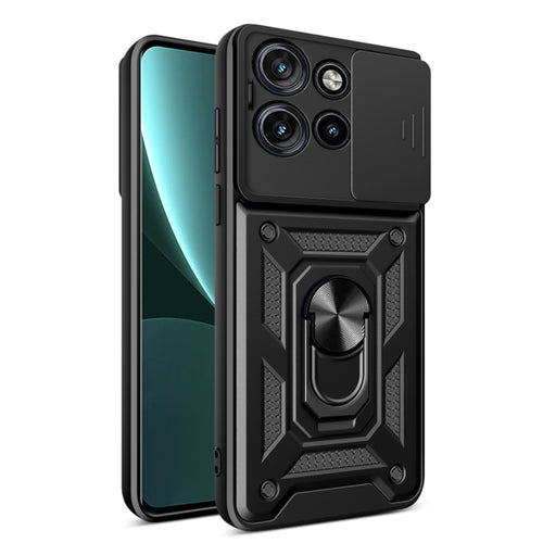 Husa pentru Motorola Edge 50 Neo, Techsuit CamShield Series, negru