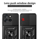 Husa pentru Motorola Edge 50 Neo, Techsuit CamShield Series, negru