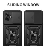 Husa pentru Motorola Moto G55, Techsuit CamShield Series, albastru