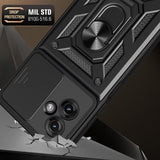 Husa pentru Motorola Moto G55, Techsuit CamShield Series, roz