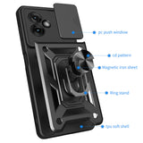 Husa pentru Motorola Moto G55, Techsuit CamShield Series, albastru