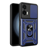 Husa pentru Motorola Moto G35, Techsuit CamShield Series, albastru