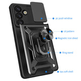 Husa pentru Samsung Galaxy S25, Techsuit CamShield Series, albastru