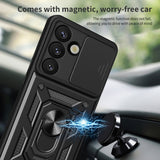 Husa pentru Samsung Galaxy S25, Techsuit CamShield Series, albastru