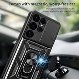Husa pentru Samsung Galaxy S25 Ultra, Techsuit CamShield Series, albastru