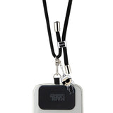 Karl Lagerfeld, Crossbody Cord (Klucnmsckik), Universal, Nylon, 150cm, Ikonik Negru