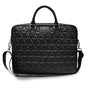 Geanta laptop Guess Quilted (GUCB15QLBK), 15-16, Mosaique Pattern, Detasabil Curea de umar, Reglabil, negru