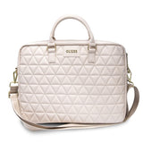 Geanta laptop Guess Quilted (GUCB15QLPK), 15-16, Mosaique Pattern, Detatchable Curea de umar, Reglabil, roz