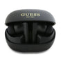 Casti wireless Guess Capsule Printed Logo (GUTWST88MCTGK), In-ear, Bluetooth, TWS, negru