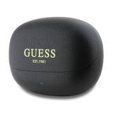 Casti wireless Guess Capsule Printed Logo (GUTWST88MCTGK), In-ear, Bluetooth, TWS, negru