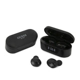 Casti wireless Guess (GUTWST31EK), Bluetooth 5.0, TWS, USB-C, cu Afisaj LED, Docking station, IPX4, negru