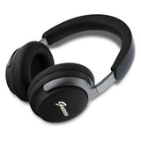 Casti wireless Guess Metal Script Logo (GUBHC22PSFCSMK), Bluetooth, ANC, On-ear, negru