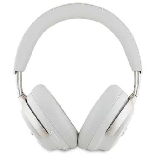 Casti wireless Guess Metal Script Logo (GUBHC22PSFCSME), Bluetooth, ANC, On-ear, bej