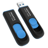 Adata Memory Stick (AUV128-32G-RBE), USB 3.0 Flashdrive, 32GB, Black / Albastru