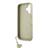 Husa pentru iPhone 16 Plus, Guess Hardcase 4G Charms Collection (GUHCP16MGF4GGR), negru