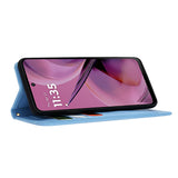 Husa pentru Motorola Moto G55, Techsuit FlipCraft, bleu
