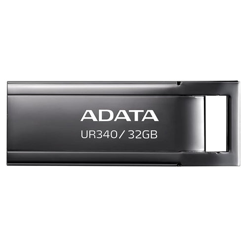 Adata Memory Stick (Aroy-UR340-32GBK), USB 3.2 Flashdrive, 32GB, 100MB/s, Metallic Negru