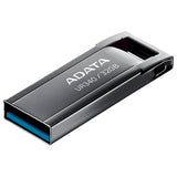 Adata Memory Stick (Aroy-UR340-32GBK), USB 3.2 Flashdrive, 32GB, 100MB/s, Metallic Negru