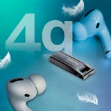 Adata Memory Stick (Aroy-UR340-64GBK), USB 3.2 Flashdrive, 64GB, 100MB/s, Metallic Negru