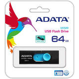 Adata Memory Stick (AUV320-64G-Rbkbl), USB 3.1 Flashdrive, 64GB, Black / Albastru