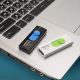 Adata Memory Stick (AUV320-64G-Rbkbl), USB 3.1 Flashdrive, 64GB, Black / Albastru