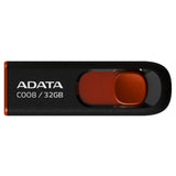 Adata Memory Stick (AC008-32G-RKD), USB 2.0 Flashdrive, 32GB, Black / Rosu