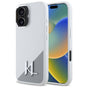 Husa pentru iPhone 16, Karl Lagerfeld Silicone (KLHMP16SSCMKMPCH), alb